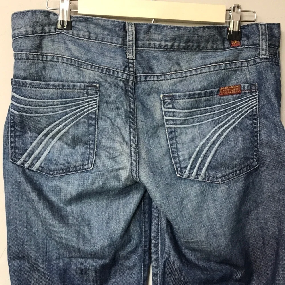 7 for all mankind dojo crop jeans size 29. - Picture 2 of 8